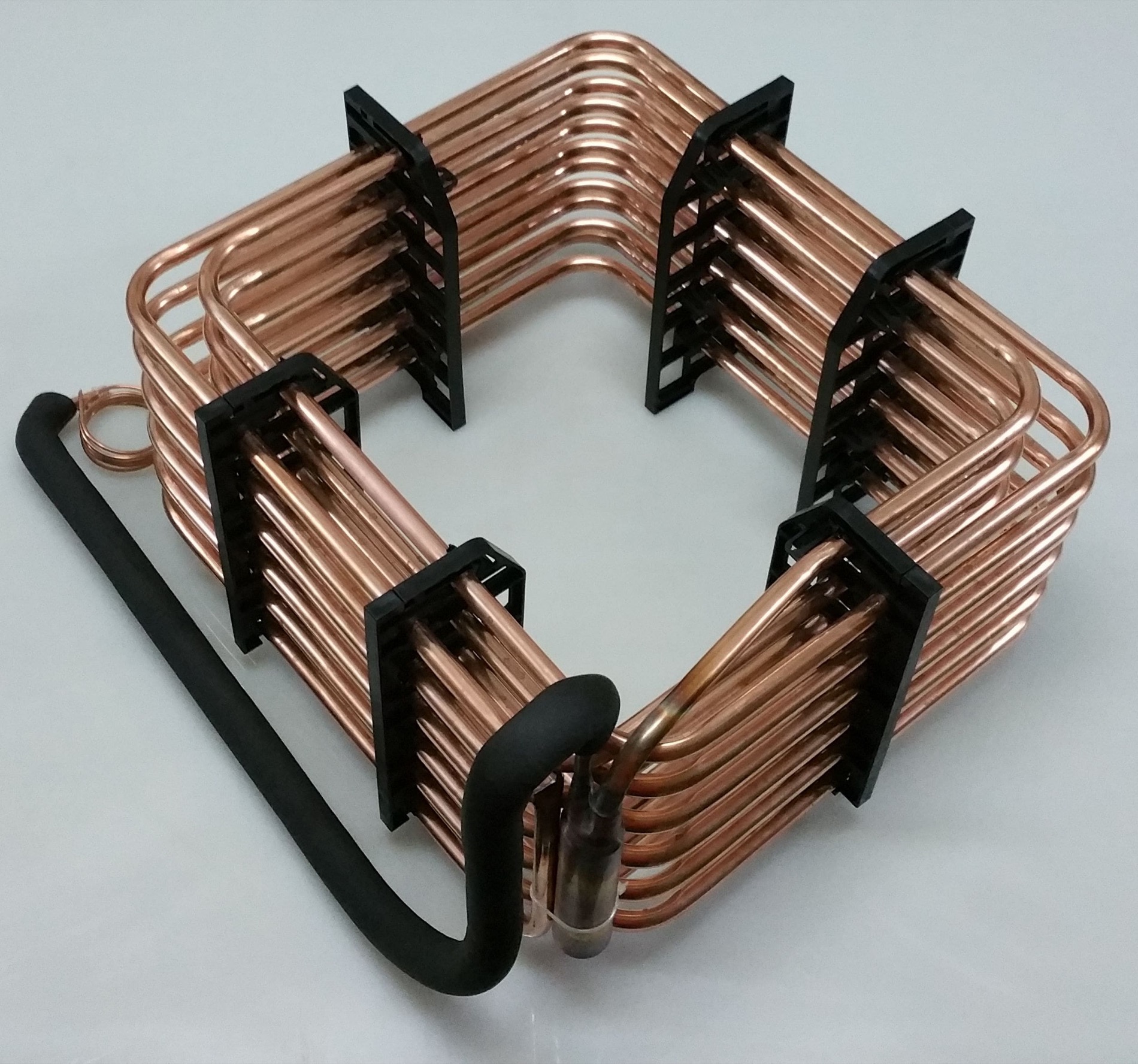complete copper double evaporator 